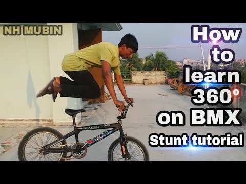 ✔How to learn 360° on BMX II Stunt tutorial II NH MUBIN