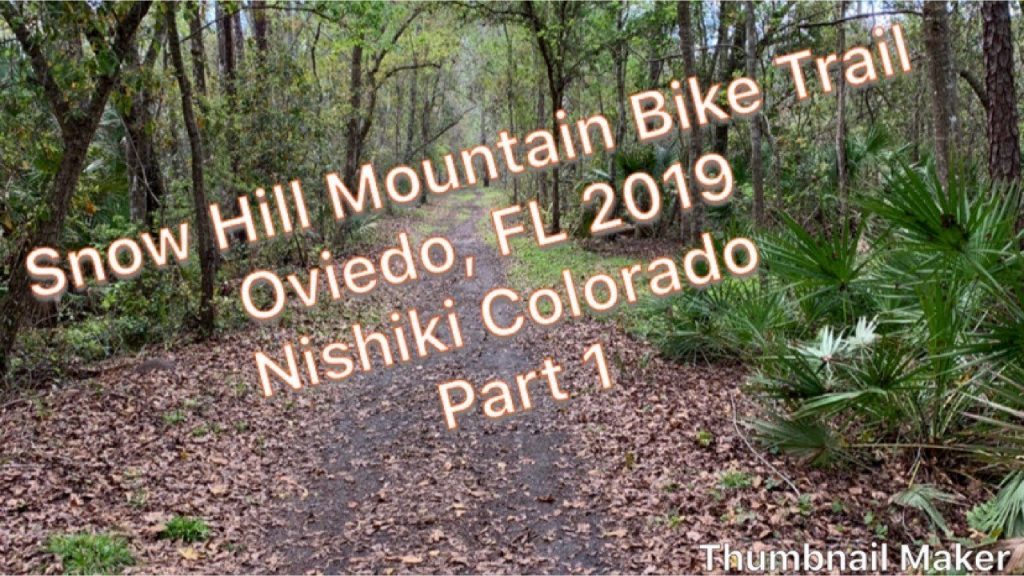 Snow Hill Mountain Bike Trail in Oviedo, Florida with Nishiki Colorado (Muddy)