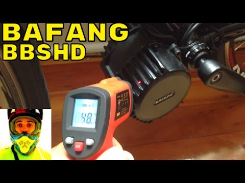 Bafang BBSHD 1000w mid-drive • Temperature (heat) after ride • Electric Bike 48v BBS02 8fun motor