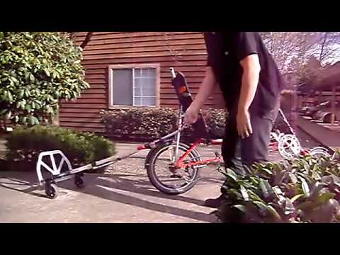 Cheap Folding Cargo Bike Trailer Project