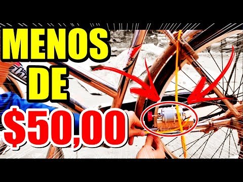 Como Fazer Bicicleta Elétrica Em Casa (How to Make Electric Bike from Old Bike)