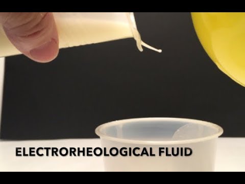 ELECTRORHEOLOGICAL FLUIDS and balloon Experiment (Stops flow with Static Electricity)