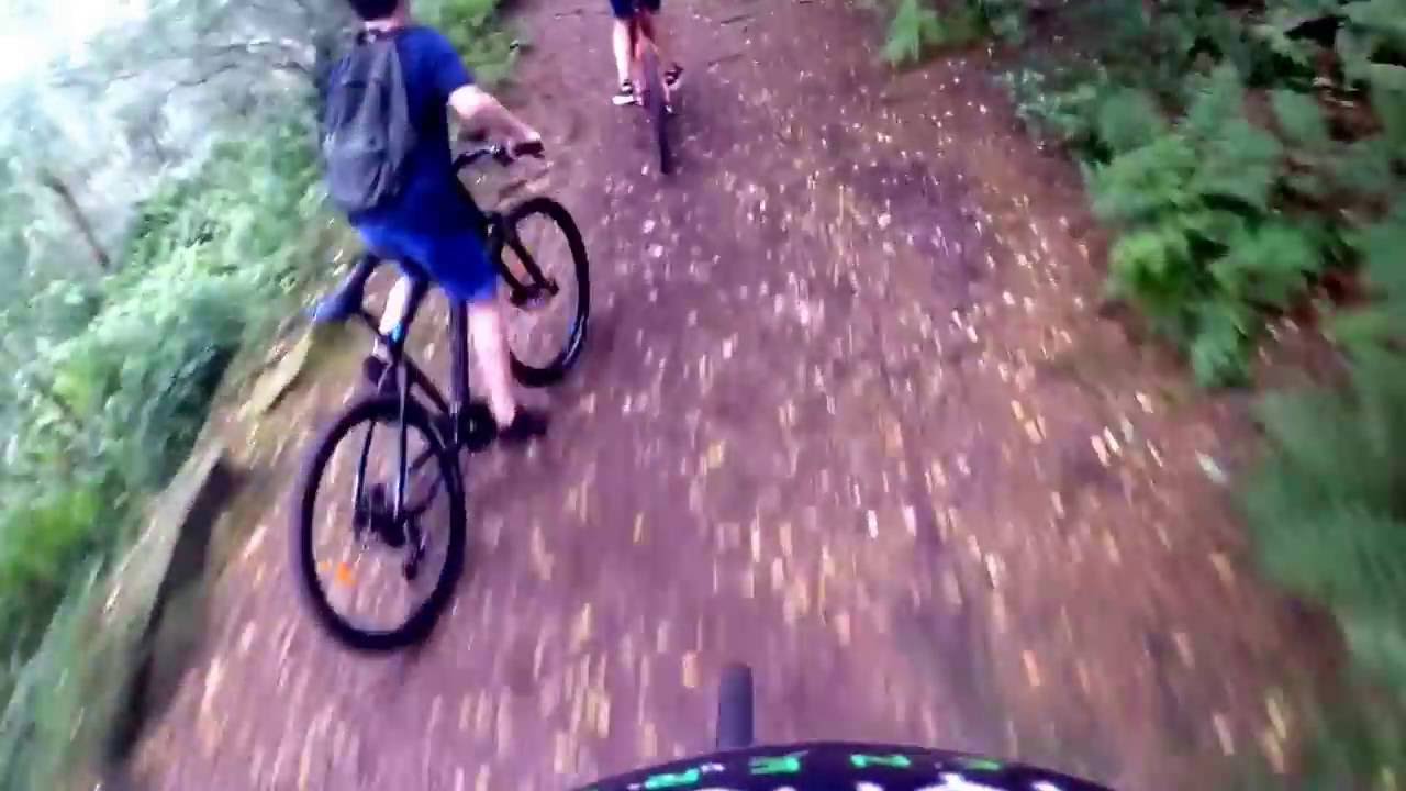 Epic mountain bike fail +stitches