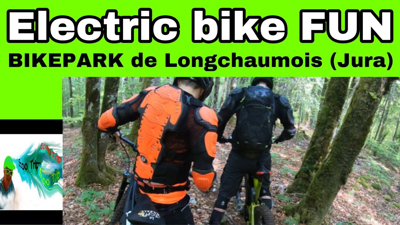 F5 : Electric Bike  Fun : le Bike Park de Longchaumois ( Jura)