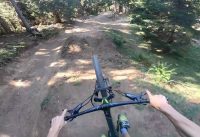 GoPro Hero 7 black - Test on enduro Mountain Bike - part 2 in MORZINE wood Section