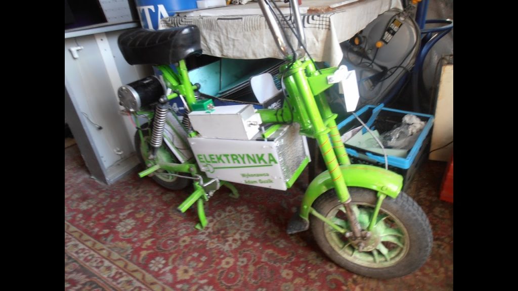Homemade Electric Motorcycle Before Renovation