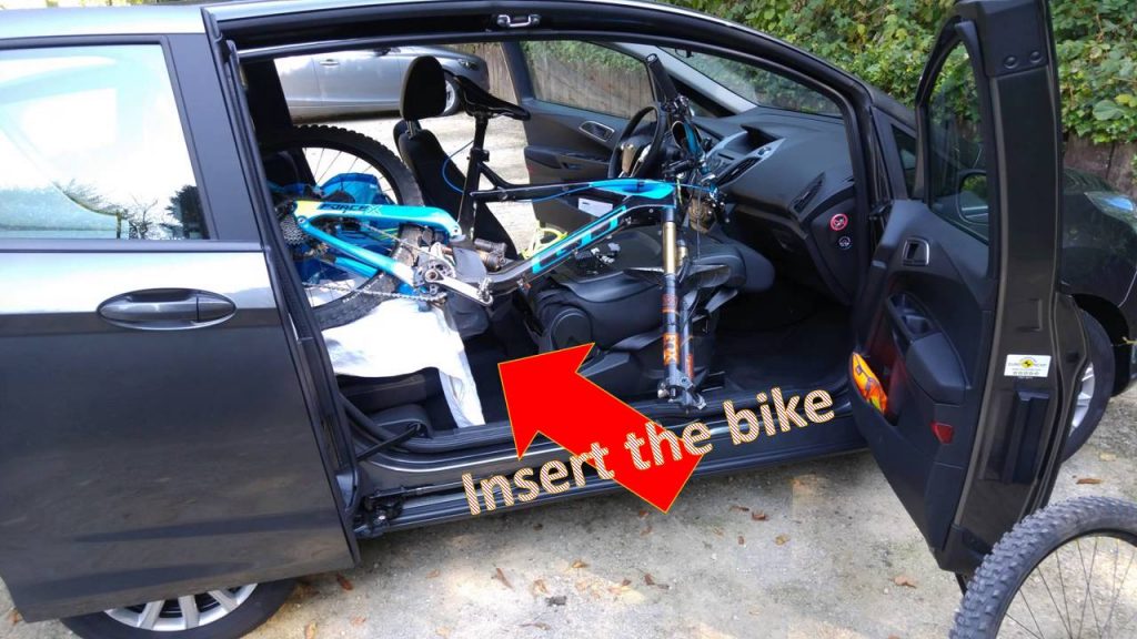 How To Load a Mountain Bike in a Ford B-Max