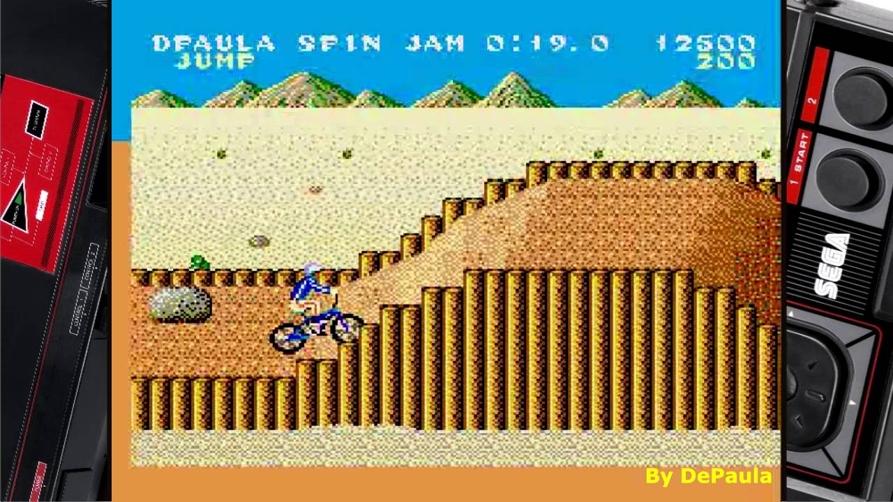 Jogos de Verão - California Games (Master System) Evento BMX Modo Normal