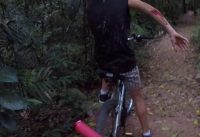 Mountain bike Crash **blood**