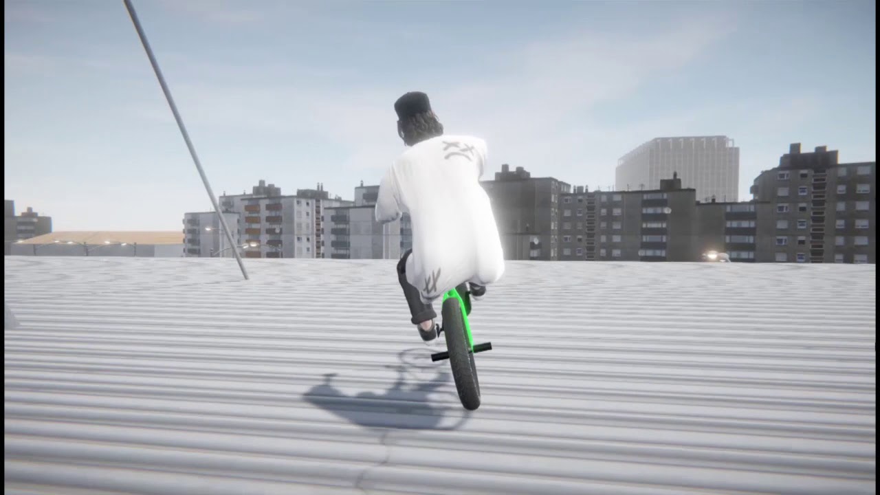 PIPE by BMX Streets - Sligshot glitch, HOW TO GET ON THE ROOF at community centre.