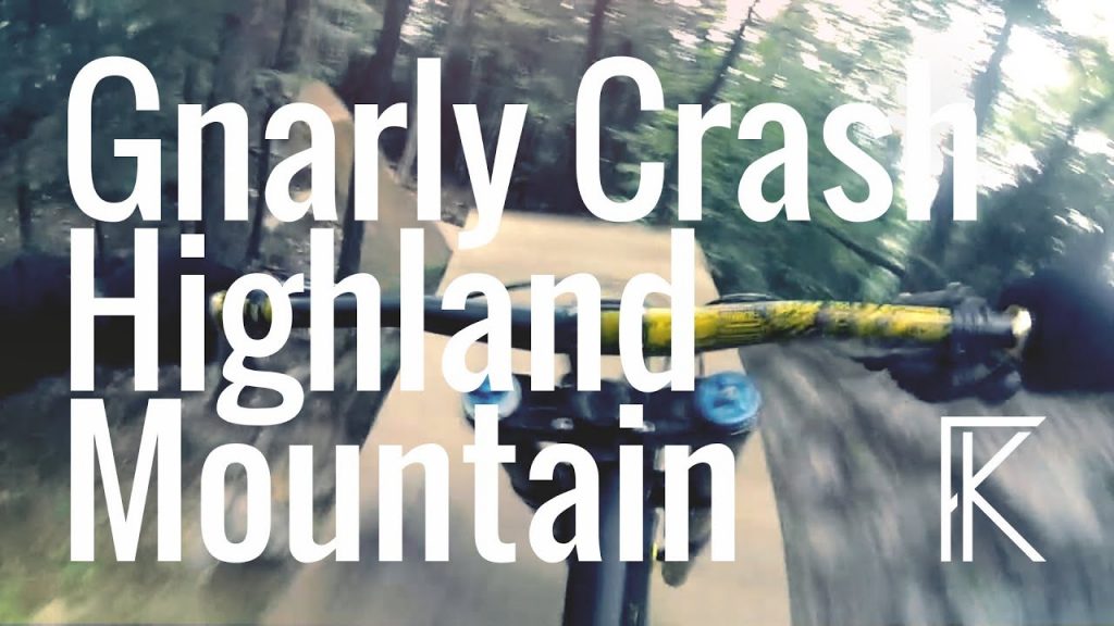 POV | GNARLY CRASH!  - Highland Mountain Bike Park | Phil Kmetz