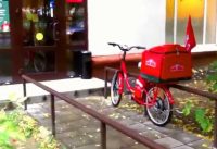 Papa John’s Red Electric Bike (Moscow)