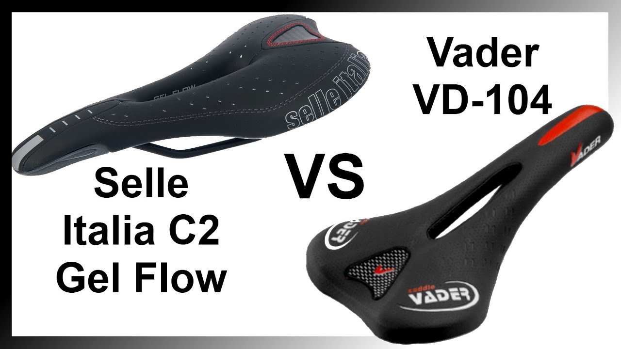 Selle Italia C2 Gel Flow vs Vader VD-104 MTB Saddle Review Mountain Bike