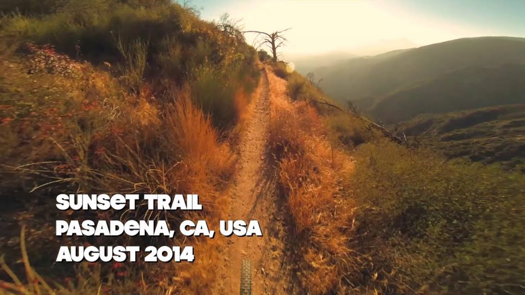 Sunset Trail Mountain Biking, Pasadena CA - August 2014