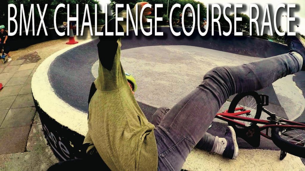 BMX CHALLENGE COURSE RACE!!