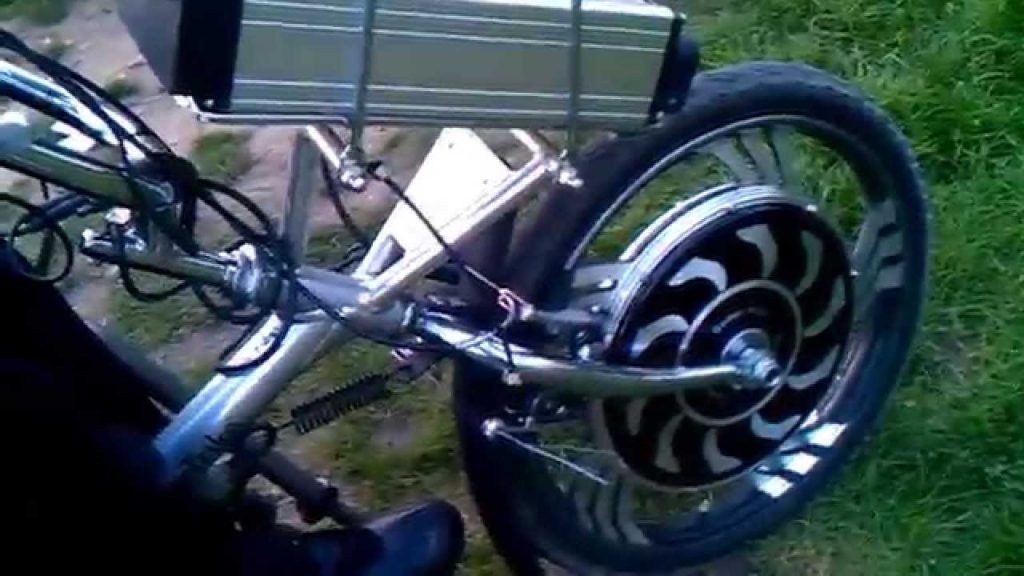 Disabled Biker Supercharged his Wheelchair Trike 1000w Electric Motor Need For Speed
