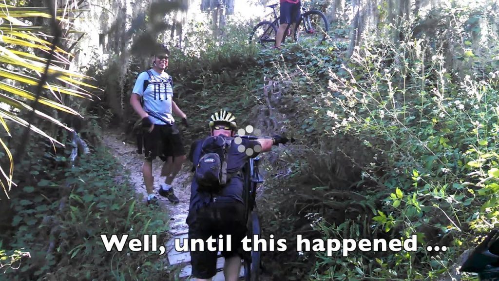 Embarrassing Mountain Bike Fail after Crash into Lake