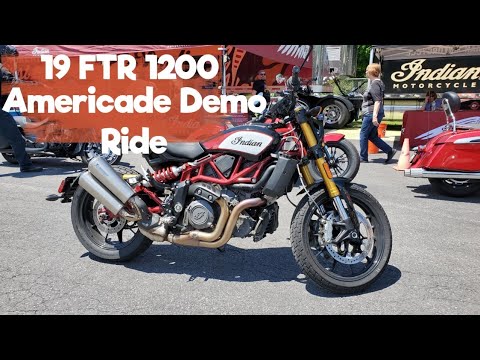 Indian FTR1200 Demo ride at Americade Vlog#336