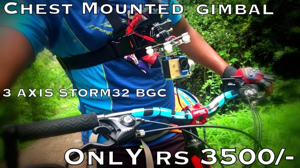 MTB Gimbal 3-Axis Chesty for Mountain Biking| In ₹ 3500 only | DIY