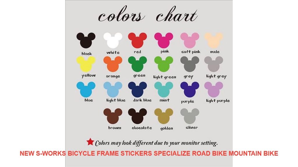 New S-works Bicycle Frame Stickers Specialize Road bike Mountain Bike
