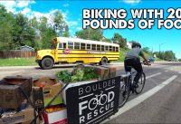 How to Bike With 200 Pounds of Groceries-Boulder Food Rescue