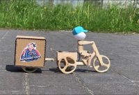 How to Make Robot Sushi Delivery Electric Bike 3 Wheels at Home