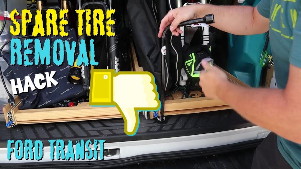 MTB Plan B - Best spare tire removal hack for Ford Transit!