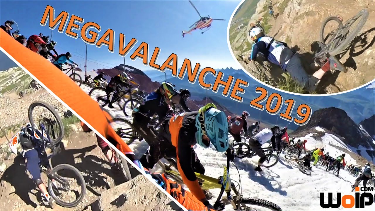 Megavalanche 2019 Crashes and Nice bits (360 camera)