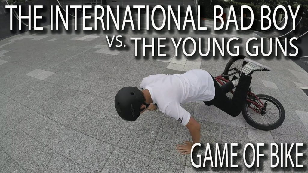 THE INTERNATIONAL BAD BOY vs THE YOUNG GUNS - GAME OF BIKE!!