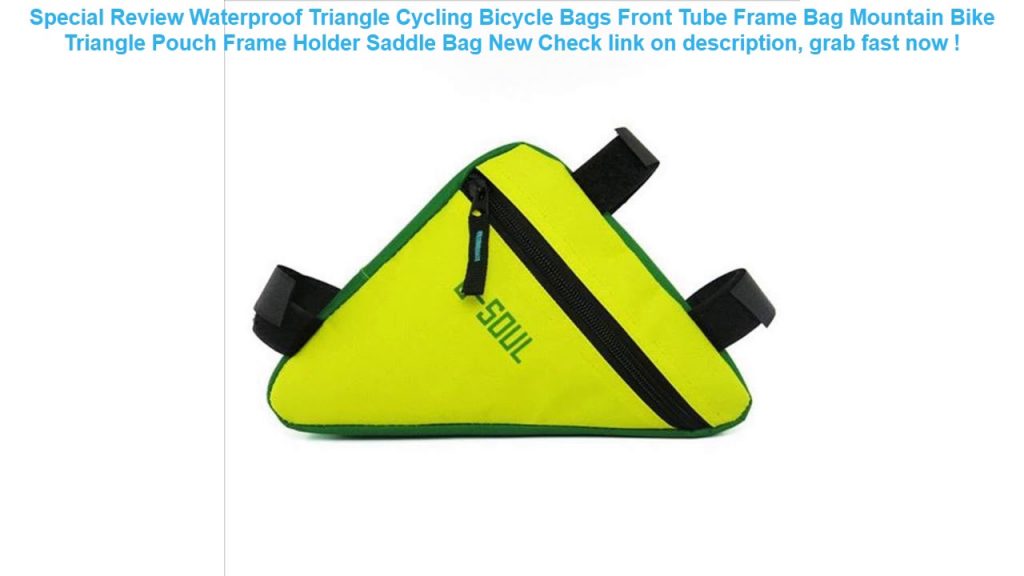 Waterproof Triangle Cycling Bicycle Bags Front Tube Frame Bag Mountain