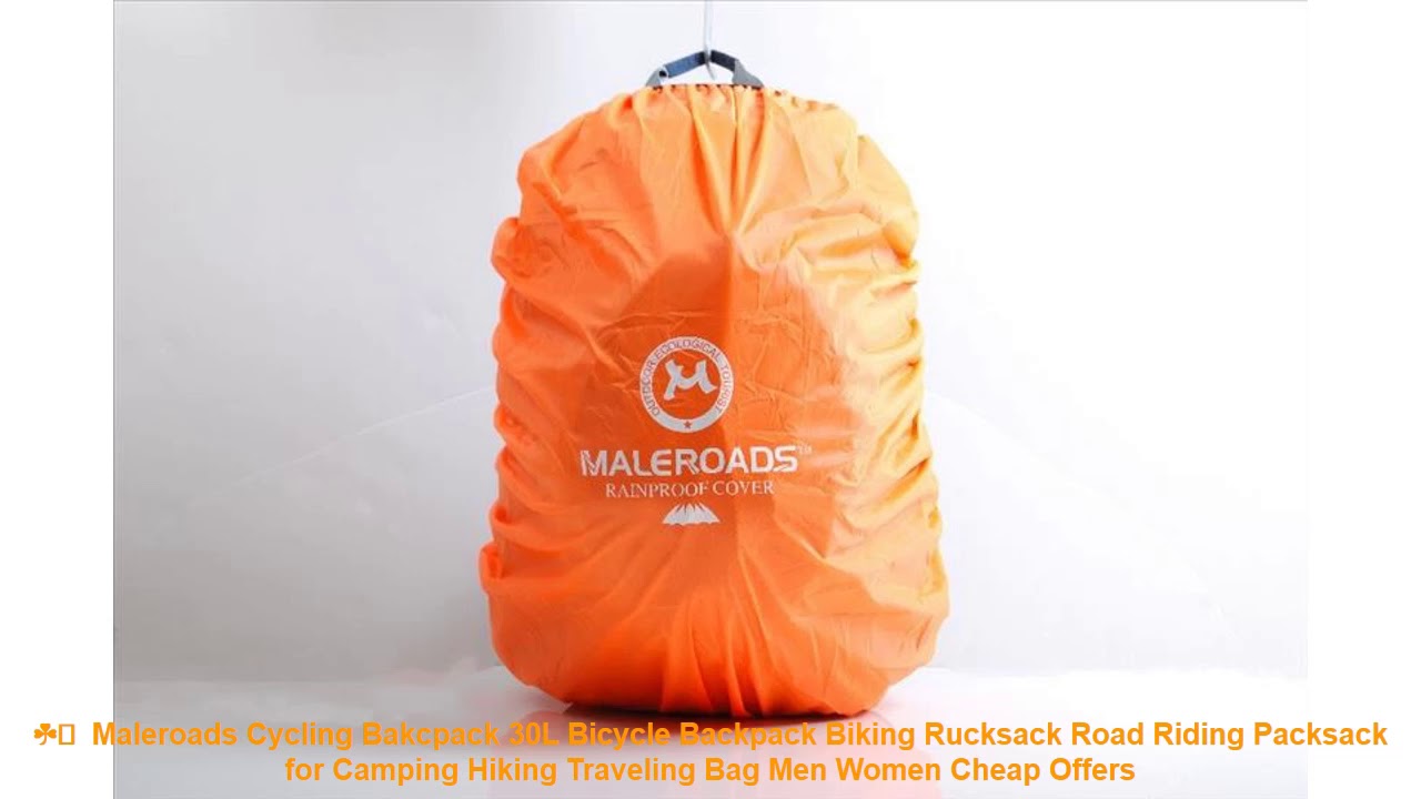 ☘️  Maleroads Cycling Bakcpack 30L Bicycle Backpack Biking Rucksack Ro