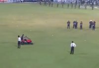 A bike ride gone horribly wrong for this Sri Lankan cricketer
