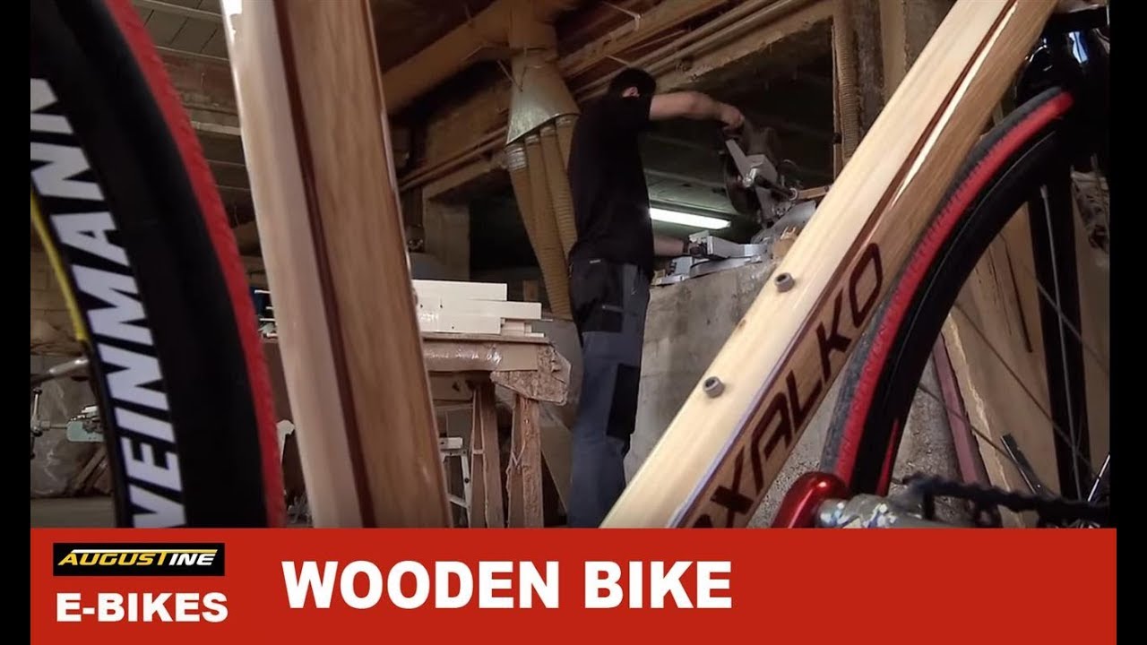 Amazing hand made wooden bike by Basque woodworkers