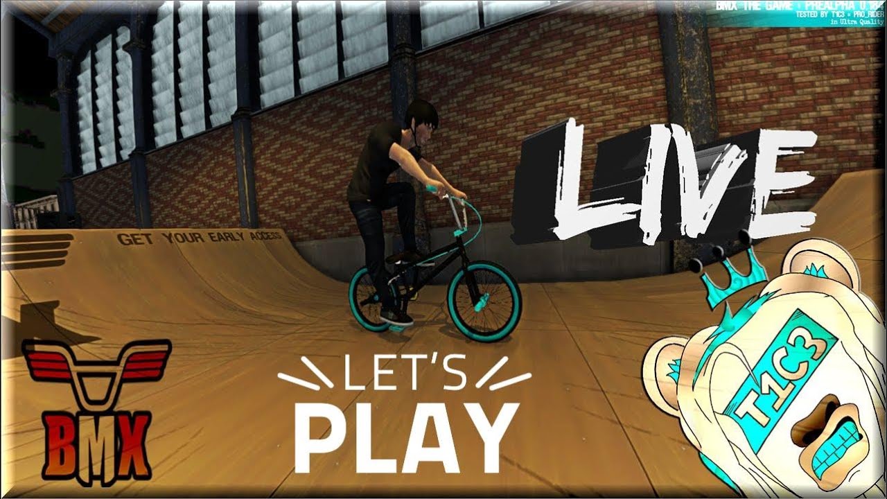 BMX The Game Live with T1C3 & friends [Funny Moments]