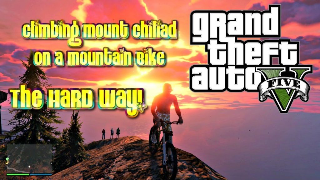 GTA5 | Climbing Mount Chiliad On A Mountain Bike | The HARD Way!
