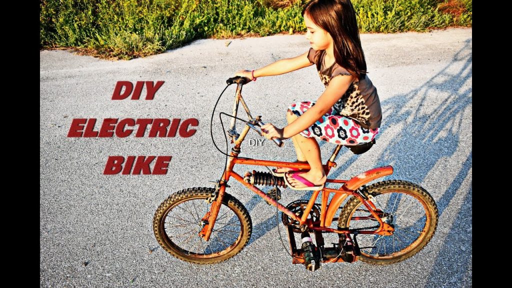 HOMEMADE SIMPLE ELECTRIC BIKE ??? DIY PROJECT