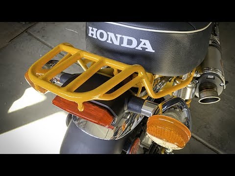 Honda Monkey Rear Storage Rack Install