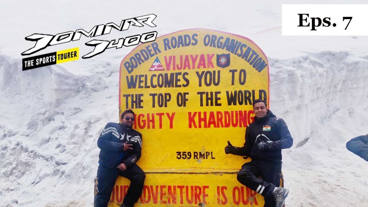 Leh Ladakh Bike Trip - Day 7 - Diskit to Khardung La Pass ||RRD||