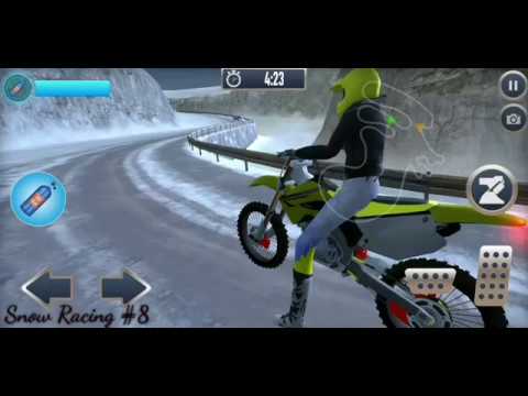 Ultimate snow game play bike racing #8