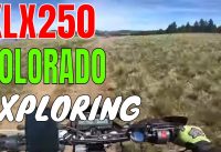 why I love the KLX250 for riding - dual sport exploring colorado