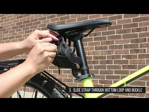BV Bicycle Y Series Strap On Bike Saddle Bag