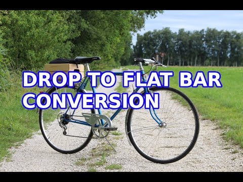 Drop to flat handle bar converstion
