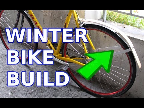 Easy DIY wood rear bike fender (With just shop scrap!)
