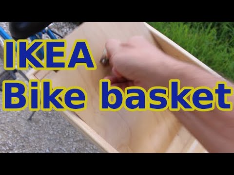 IKEA bike basket with hidden floor