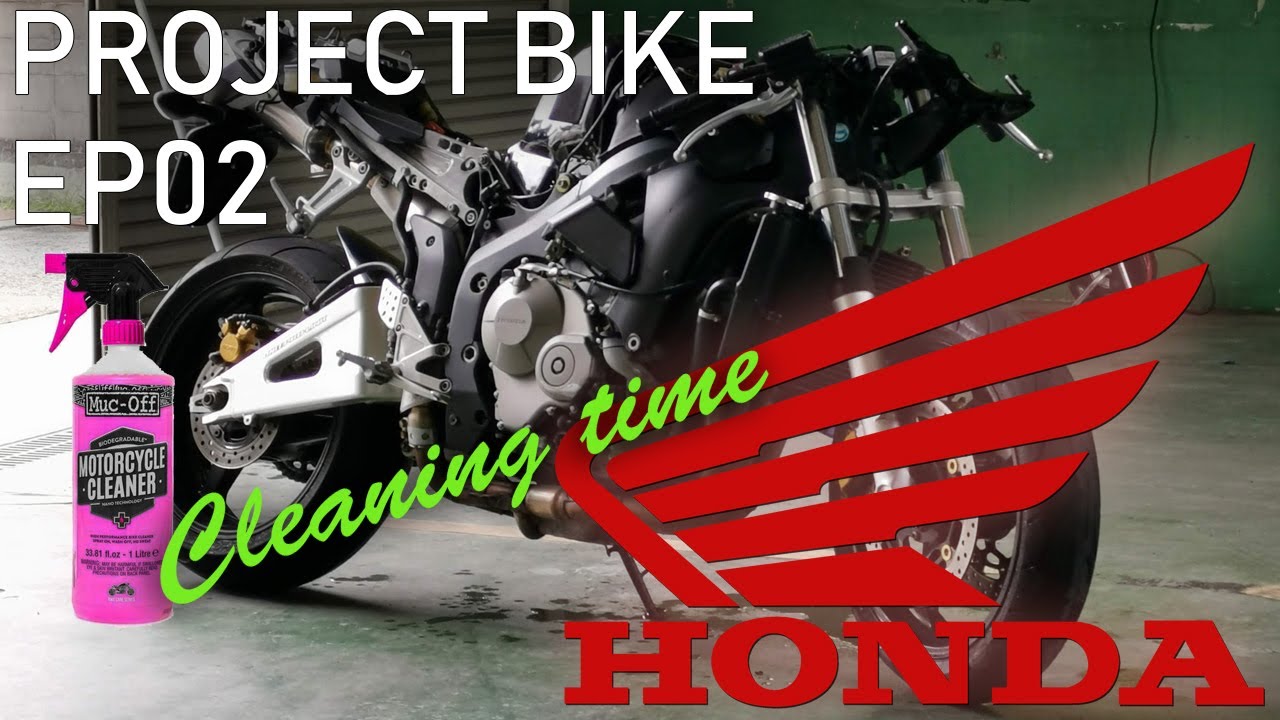 PROJECT CBR600RR EP02 - Stripping down and cleaning the bike