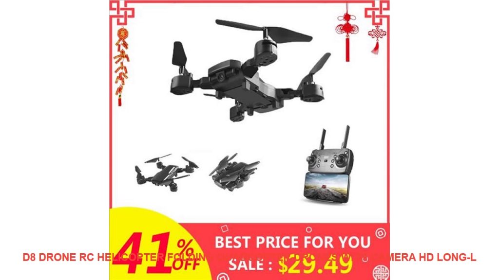 D8 Drone RC Helicopter Folding Quadcopter Drones With Camera hd Long-l