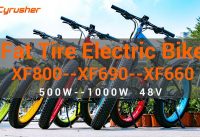 Cyrusher Fat Tire Electric Bikes Collections 2019 XF800, XF690, XF660