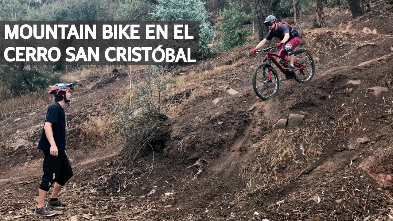 Mountain Bike Enduro con Platos Ovalados! Saltos, Curvas y Caídas en el Cerro San Cristóbal!