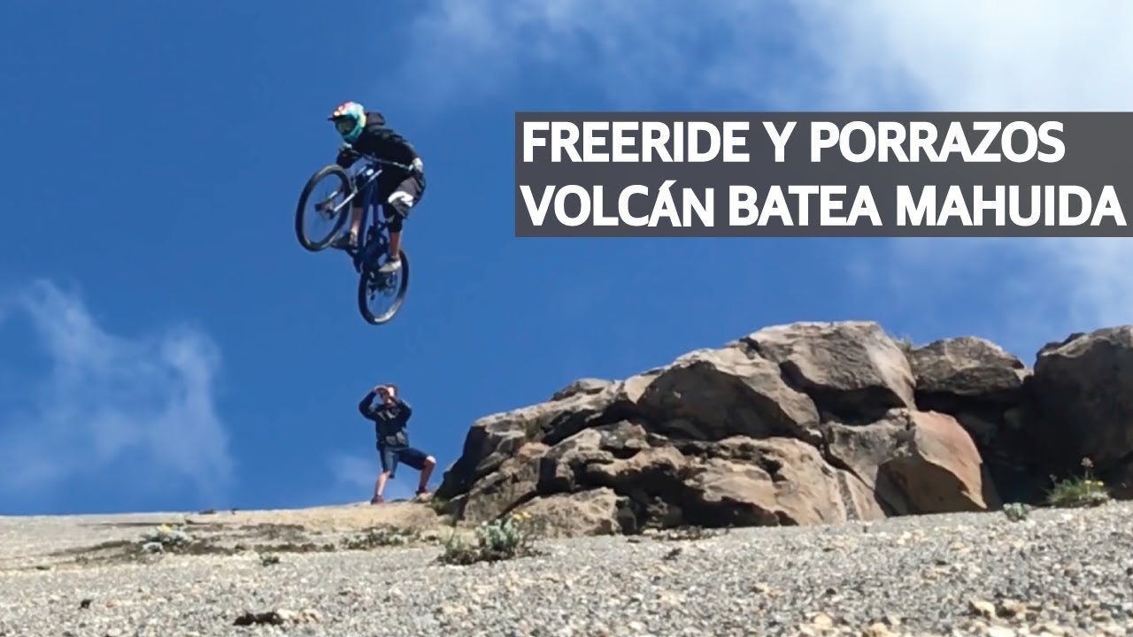 Mountain Bike Freeride en Argentina, Caídas en Chile y Descontrol en el Volcán Batea Mahuida!
