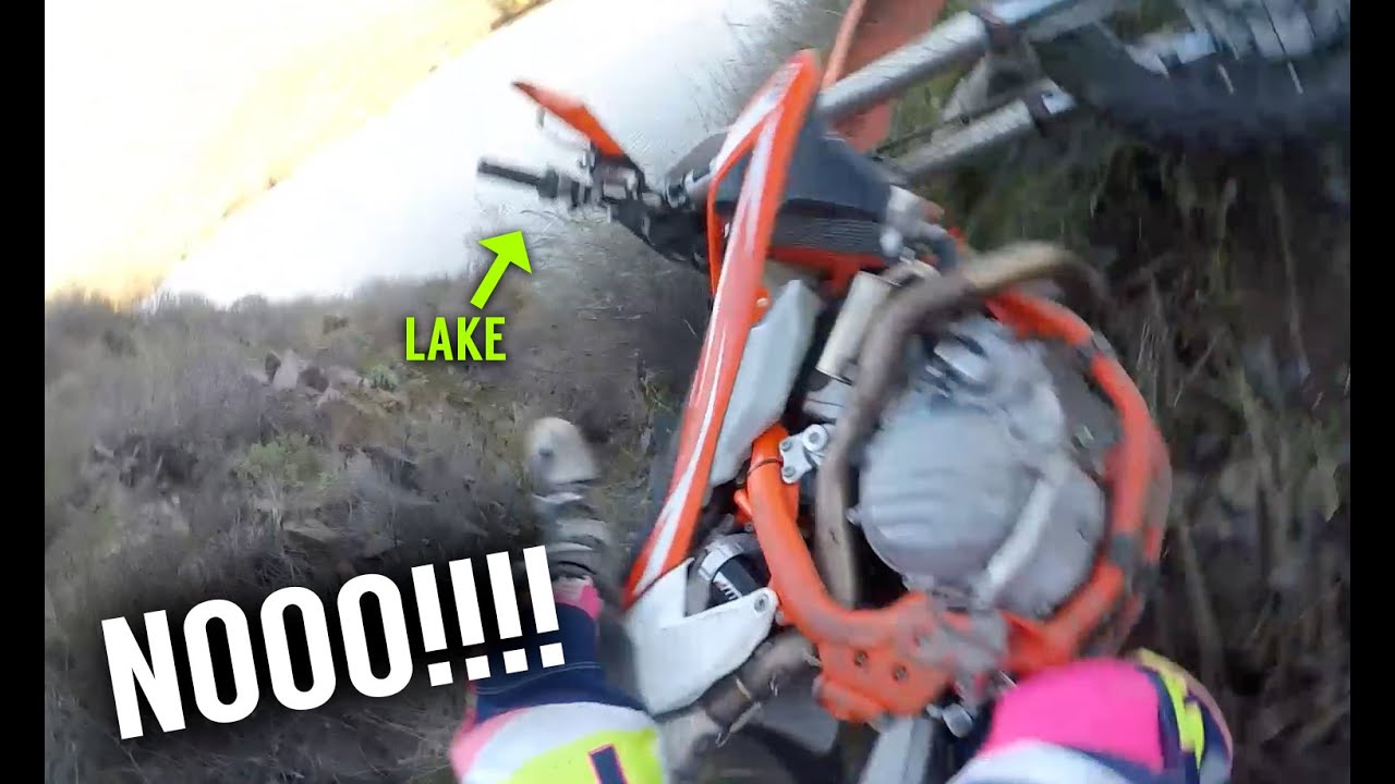 ALMOST LOST MY BIKE IN THE LAKE
